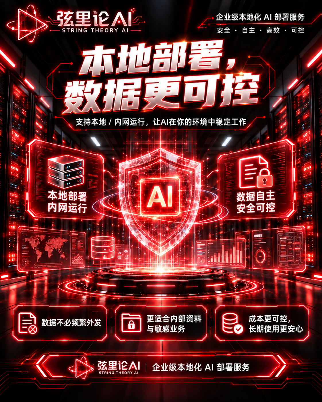 本地部署,数据更可控
